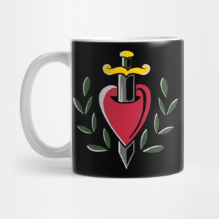 OLD SCHOOL HEART Mug